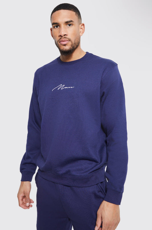 Tall Man Signature Embroidered Sweatshirt